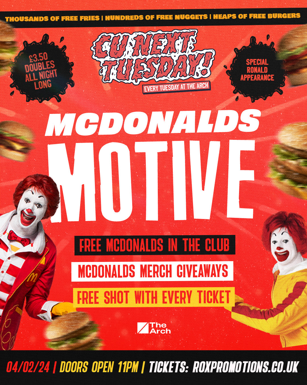 CU NEXT TUESDAY | MCDONALDS MOTIVE🍟 | 04/02/25